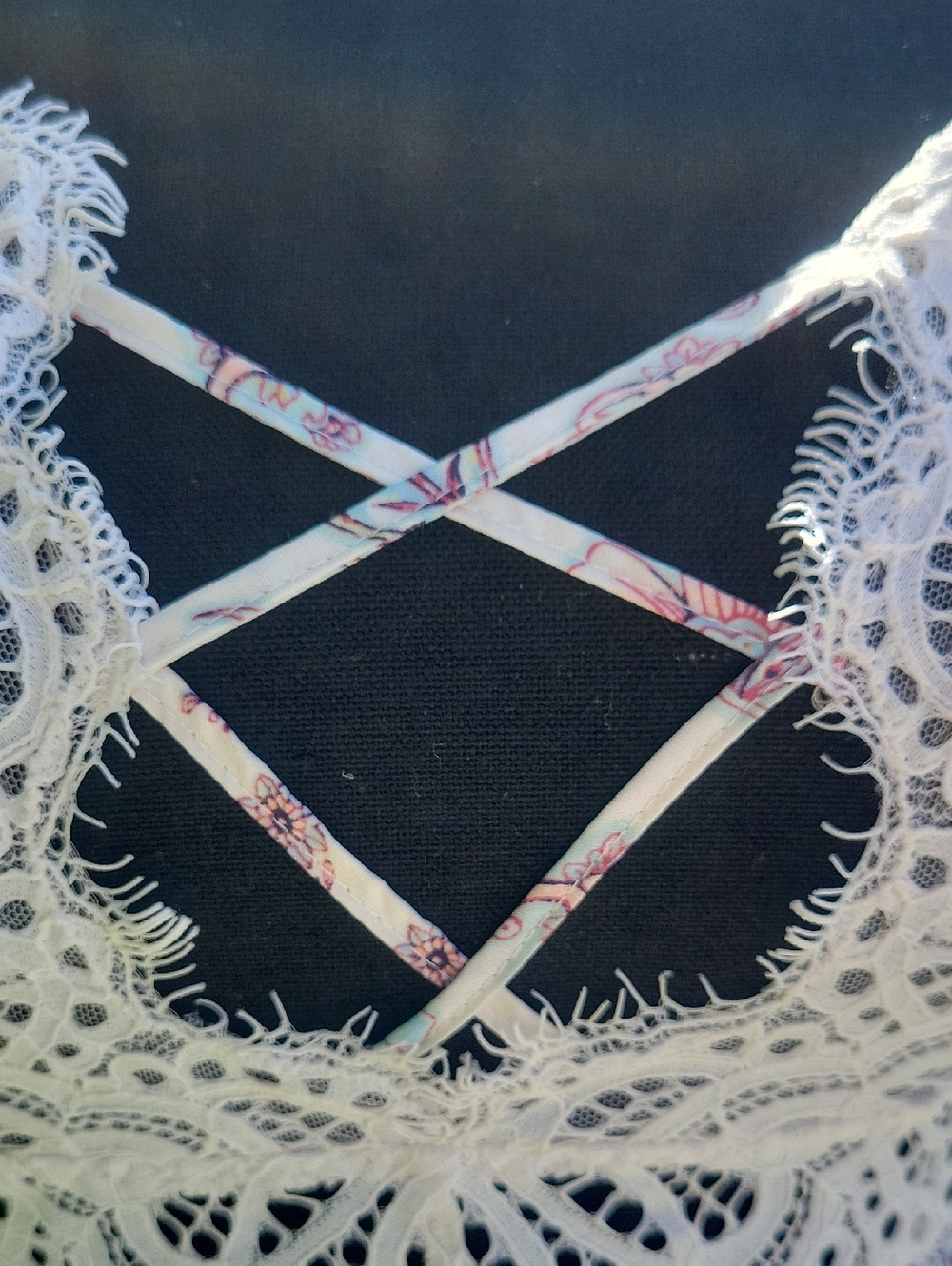 Victoria's Secret White and Pink Lace Chemise Nightgown Slip Dress SZ XS - Picture 16 of 16